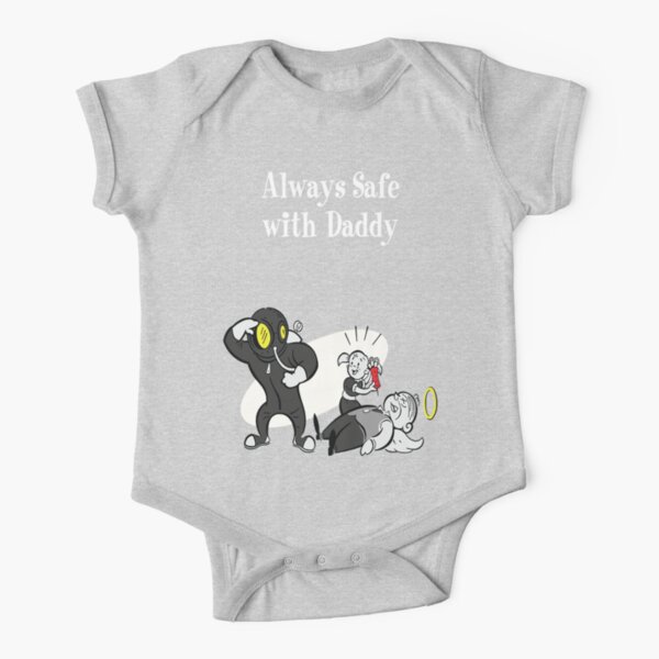 BioShock - Always Safe With Daddy (White) Short Sleeve Baby One-Piece