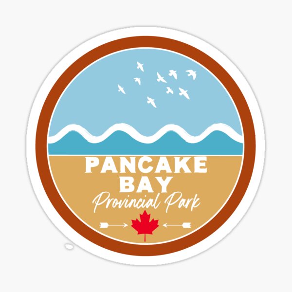 Item preview, Pancake Bay Provincial Park Beach Ontario Canada - Retro Lake Beach Wave  designed and sold by palmettodigital.