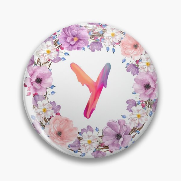 Item preview,  Floral Initial Wreath Monogram Y designed and sold by bricoartv.