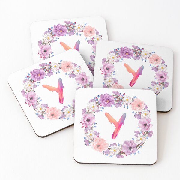 Item preview,  Floral Initial Wreath Monogram Y designed and sold by bricoartv.