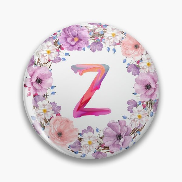 Item preview,  Floral Initial Wreath Monogram Z designed and sold by bricoartv.