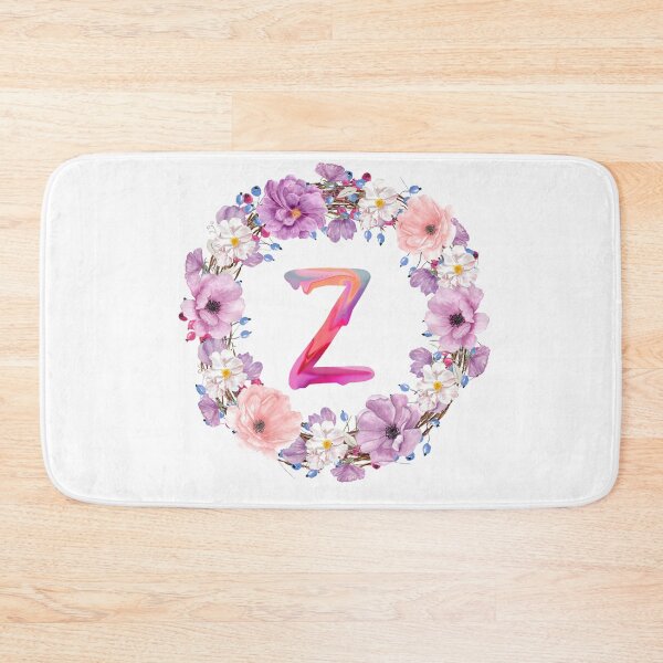 Item preview,  Floral Initial Wreath Monogram Z designed and sold by bricoartv.