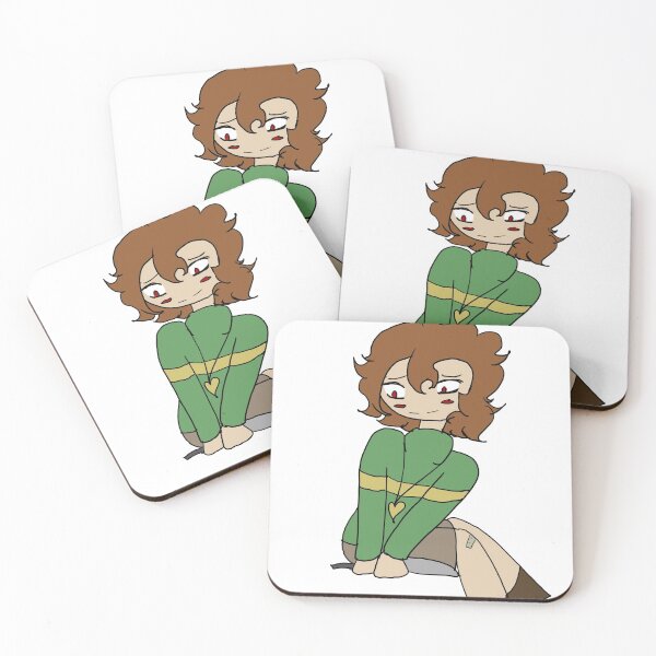 Item preview, Chara Dreemurr Undertale Chibi Sticker, Pin, + Others designed and sold by nhitori.