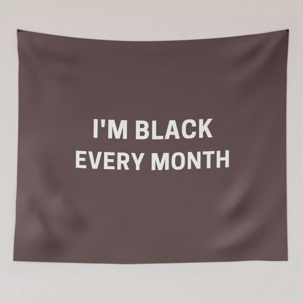 Item preview, I am black every month designed and sold by zahra369der.