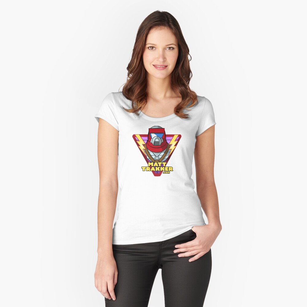 Item preview, Fitted Scoop T-Shirt designed and sold by mtrakker.