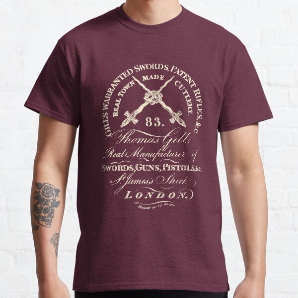 Thomas Gill Vintage Shirt - Cream Logo Classic T-Shirt