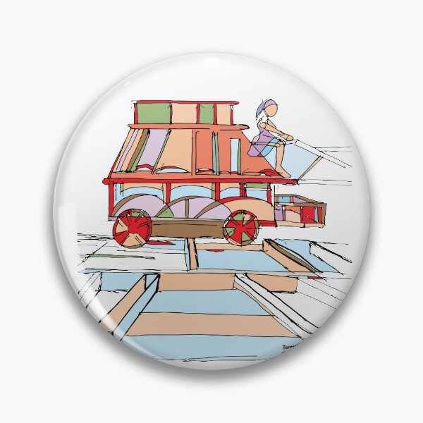 Item preview, The Stage Coach Trip, TeresaTown at Redbubble 2020 designed and sold by Mark Stansberry.