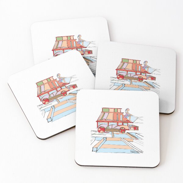 Item preview, The Stage Coach Trip, TeresaTown at Redbubble 2020 designed and sold by Mark Stansberry.