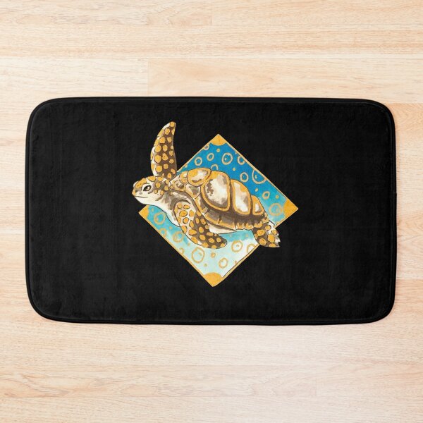 Item preview, Summer Sea Turtle on Diamond Background  designed and sold by Lady-Lilac.