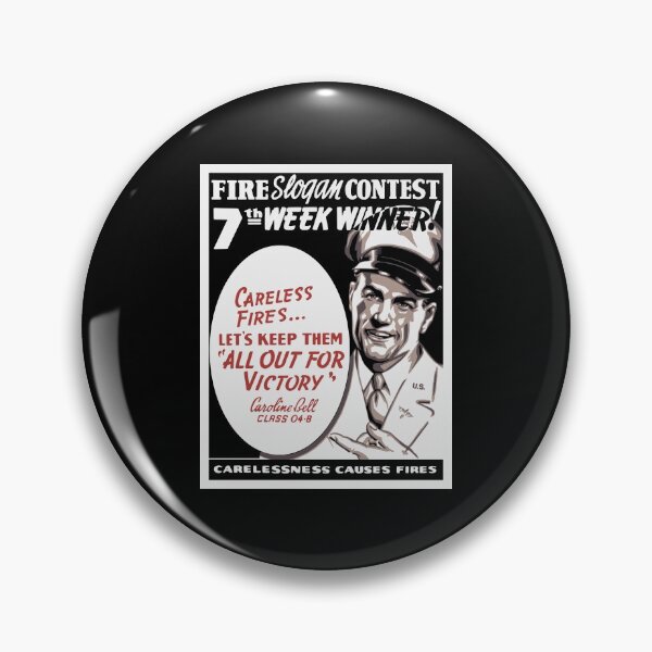 Item preview, Carelessness Causes Fires designed and sold by warishellstore.