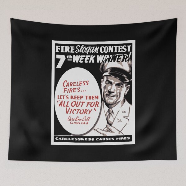Item preview, Carelessness Causes Fires designed and sold by warishellstore.