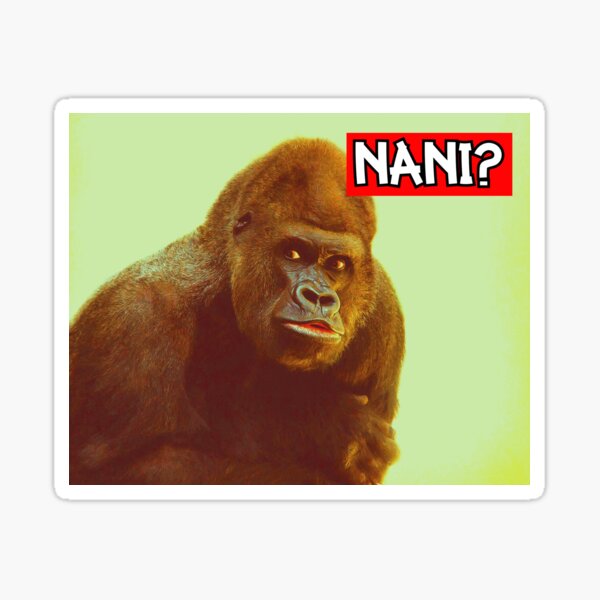 Item preview, Gorilla Nani (anime) designed and sold by GonzaloFreire.