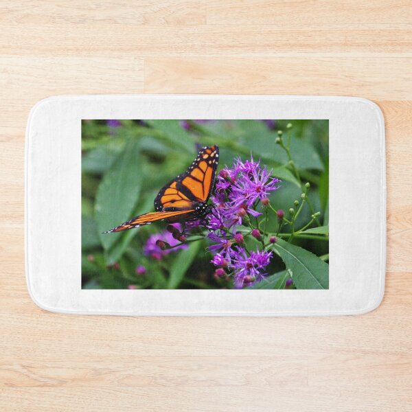 Item preview, Monarch On Purple Flowers designed and sold by Cynthia48.