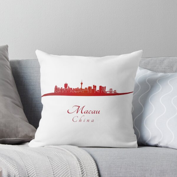 Item preview, Macau skyline in red designed and sold by paulrommer.