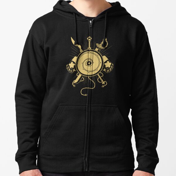 Gems Weapons Zipped Hoodie