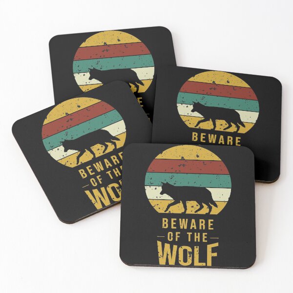 Item preview, Vintage Retro Beware of the wolf  designed and sold by Hamzaikla.
