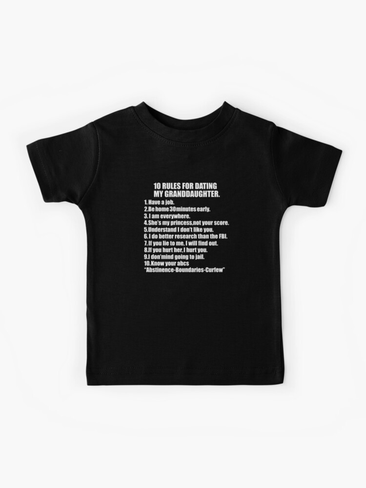 Rock grandpa, father's day kids t-shirt