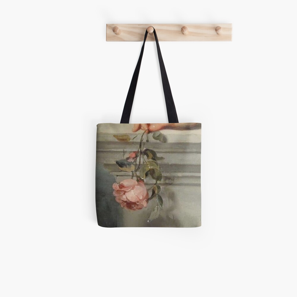 Love Tote Bag // Minimalistic / Painting / Inspirational / Flower