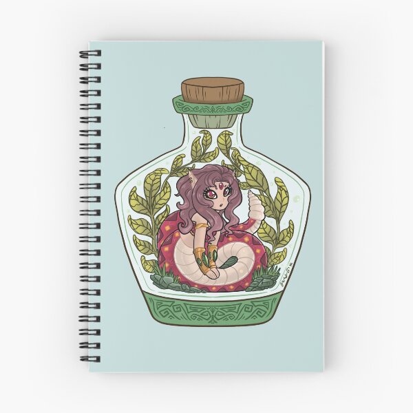 Item preview, snake in a bottle  designed and sold by Snowviolet.