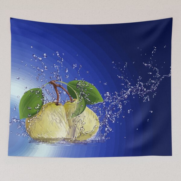 Item preview, Refreshing - pears fall into the water designed and sold by harietteh.