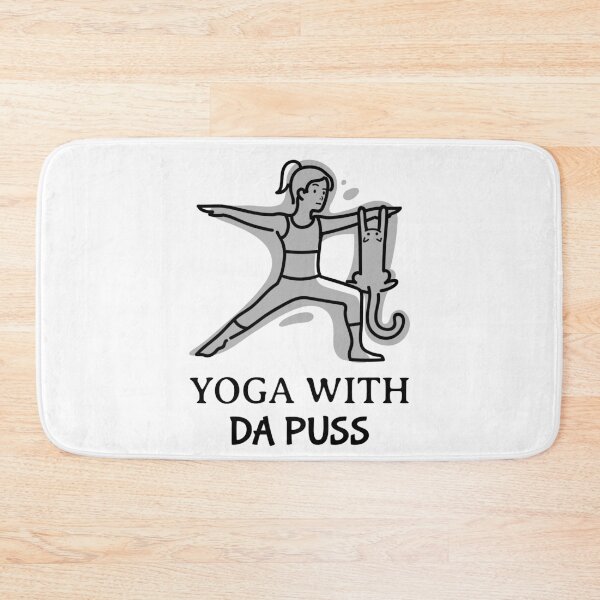 Item preview, Yoga with da puss designed and sold by mademan3.