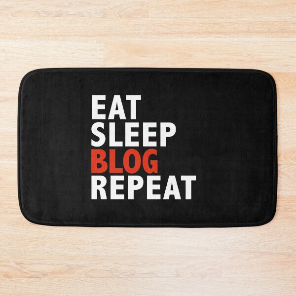 Item preview, Eat Sleep Blog Repeat Best Blogger Writer designed and sold by losttribe.