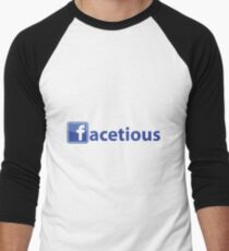 Facetious Men's Baseball ¾ T-Shirt