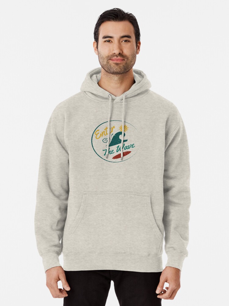 Vintage Enter the wave summer beach Pullover Hoodie