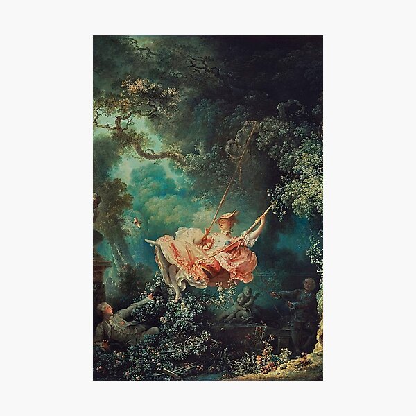 The Swing by Jean-Honoré Fragonard Photographic Print