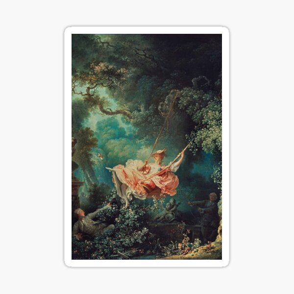Artikel-Vorschau von Die Schaukel von Jean-Honoré Fragonard, designt und verkauft von Ethereal Amour.