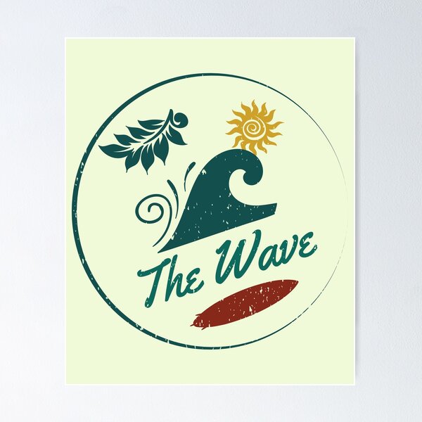 Item preview,  Vintage Enter the wave summer beach  designed and sold by Hamzaikla.