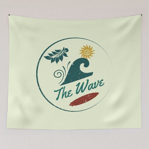 Item preview,  Vintage Enter the wave summer beach  designed and sold by Hamzaikla.