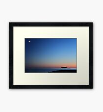 " An Eriskay Moon " Framed Print