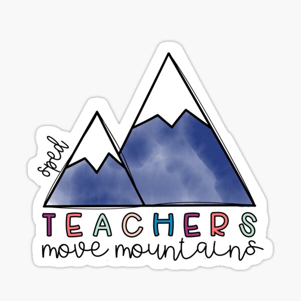 Item preview, SpEd Teachers Move Mountains designed and sold by madebykass.