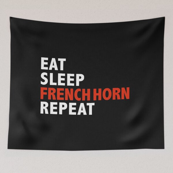 Item preview, Eat Sleep French Horn Repeat  French Horn Player designed and sold by losttribe.