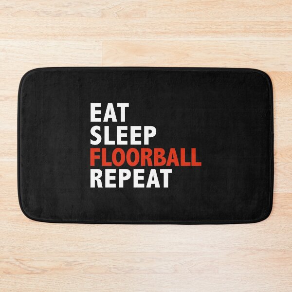 Item preview, Eat Sleep Floorball Repeat designed and sold by losttribe.