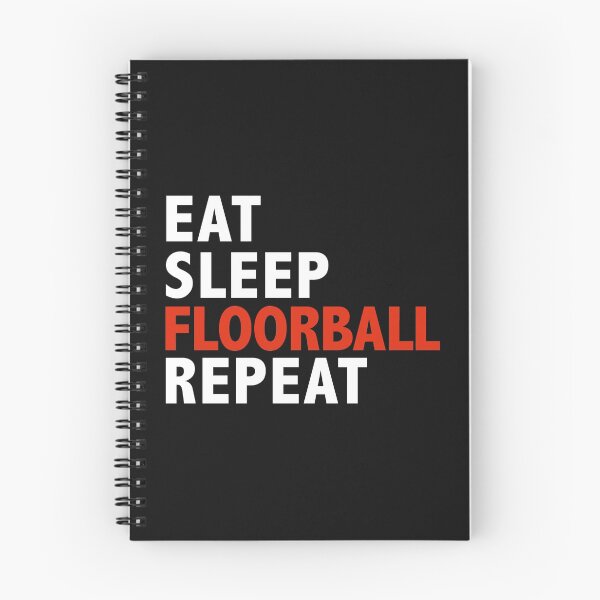 Item preview, Eat Sleep Floorball Repeat designed and sold by losttribe.