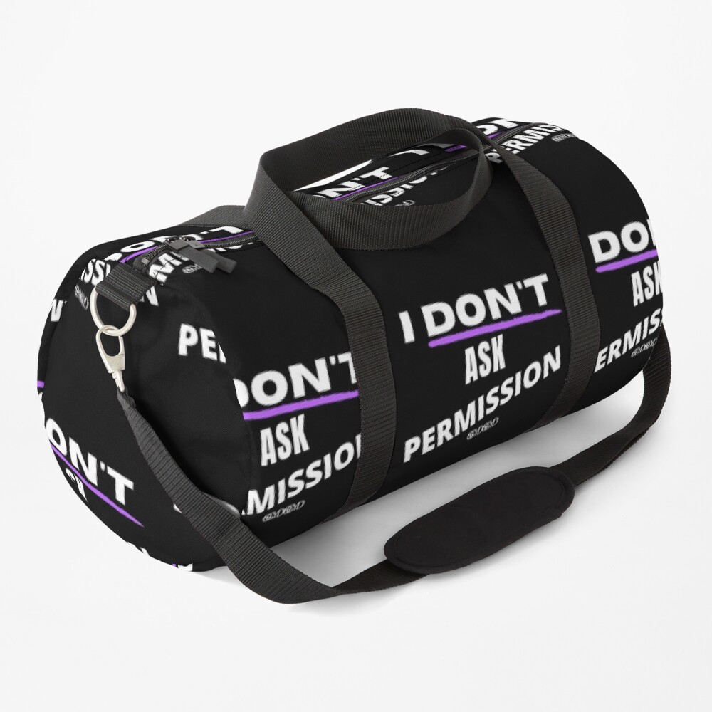 "Sayings Words Quotes Inspirational Motivational Positive" Duffle Bag