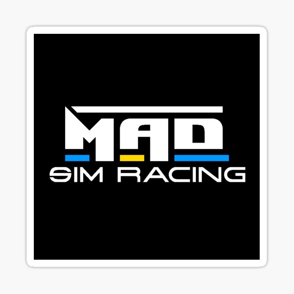 Mad Sim Racing Logo Sticker