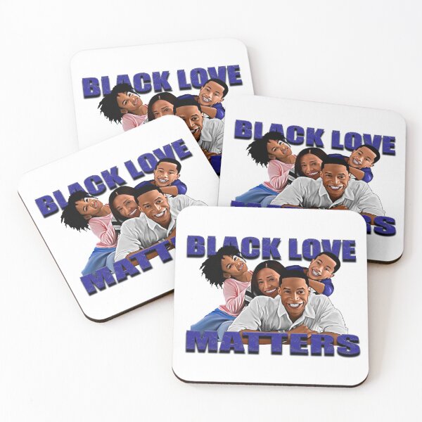 Item preview, Black Love Matters, the black family designed and sold by DiasporaWear.