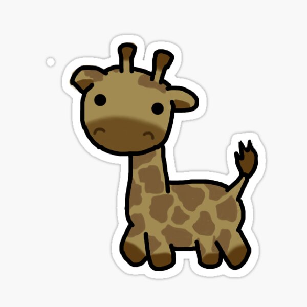 Sweet Preppy Giraffe Vinyl