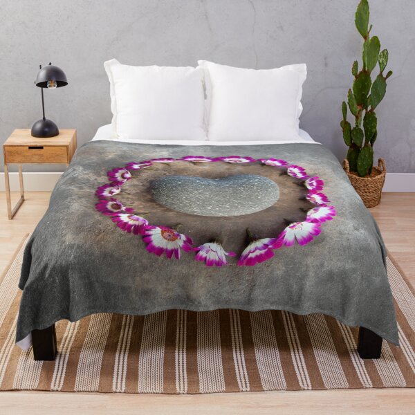 Item preview, Flower Circle Heart Stone  designed and sold by Elena Ray.