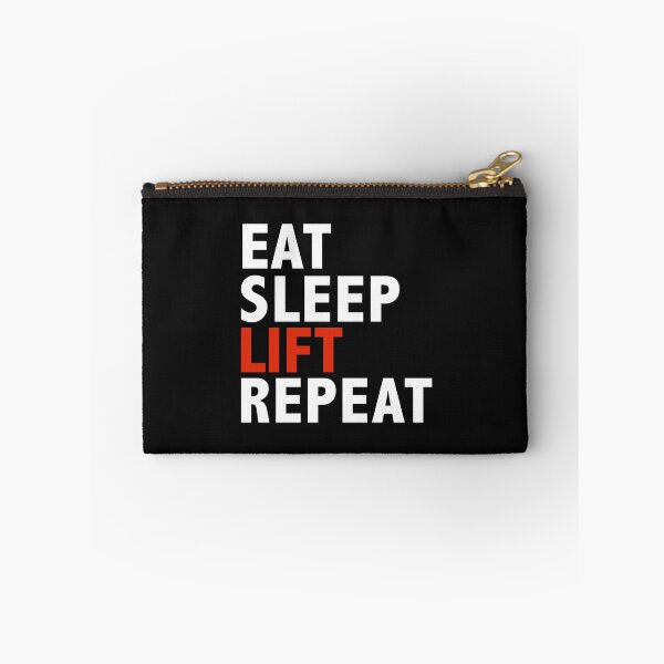 Item preview, Eat sleep lift and repeat Workout Body Building designed and sold by losttribe.