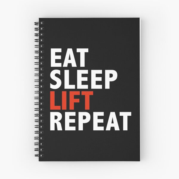 Item preview, Eat sleep lift and repeat Workout Body Building designed and sold by losttribe.