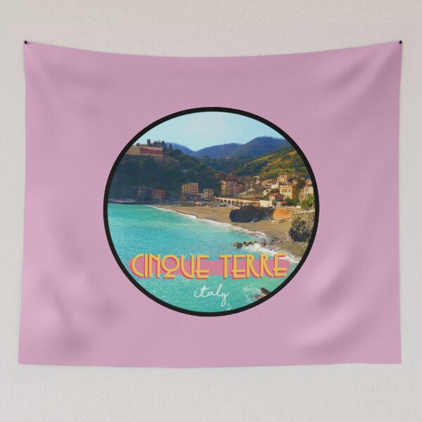 Item preview, Cinque Terre, Italy designed and sold by CoastalColorCo.