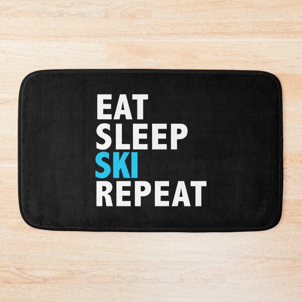 Item preview, Eat Sleep Ski Repeat Skiing Skiers Slopes designed and sold by losttribe.