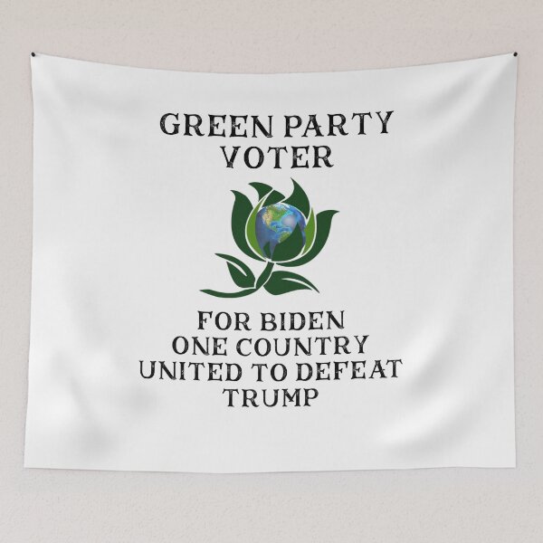 Item preview, Green Party Voter for Biden to Defeat Trump designed and sold by spinningvisions.