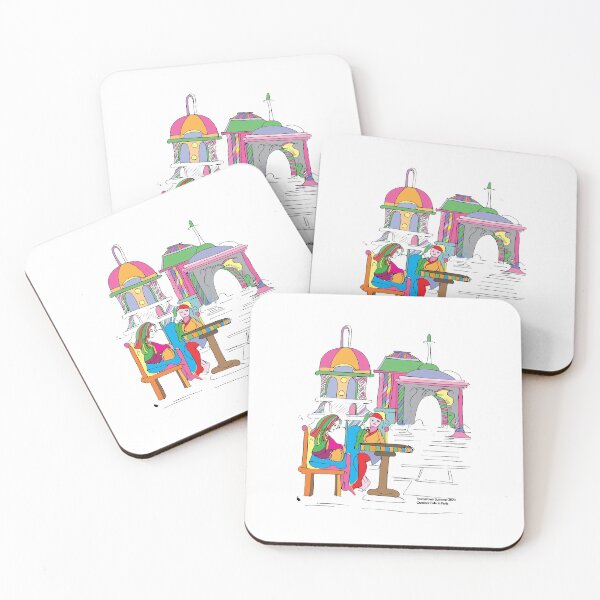 Item preview, Outdoor Cafe in Paris, TeresaTown at Redbubble 2020 designed and sold by Mark Stansberry.