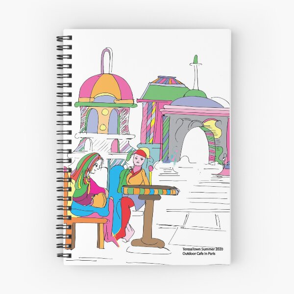 Item preview, Outdoor Cafe in Paris, TeresaTown at Redbubble 2020 designed and sold by Mark Stansberry.