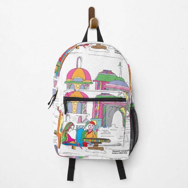 Item preview, Outdoor Cafe in Paris, TeresaTown at Redbubble 2020 designed and sold by Mark Stansberry.